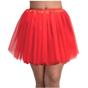 XS-Stock.com Ltd Adults Tutu Long Ballet Skirt Satin Waistband Fancy Dress 43cm - Red XS-Stock.com Ltd Adults Tutu Long Ballet Skirt Satin Waistband Fancy Dress 43cm - Red