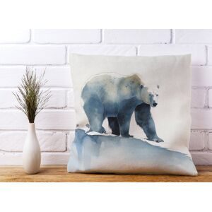 WRT Ltd Polar Bear Watercolour Cushions - 60cm x 60cm WRT Ltd Polar Bear Watercolour Cushions - 60cm x 60cm