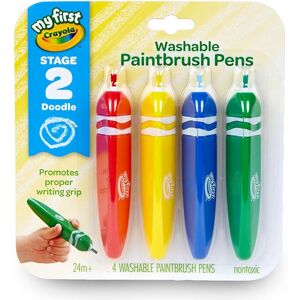 XS-Stock.com Ltd Crayola Washable Paintbrush Pens Tripod Grip 4 Pack XS-Stock.com Ltd Crayola Washable Paintbrush Pens Tripod Grip 4 Pack