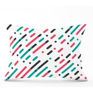 WRT Ltd Overlapping Coloured Diagonal Lines Cushions - 33cm x 48cm WRT Ltd Overlapping Coloured Diagonal Lines Cushions - 33cm x 48cm