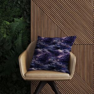 WRT Ltd Snowy Christmas Village On A Starry Night Outdoor Cushion - 60cm x 60cm WRT Ltd Snowy Christmas Village On A Starry Night Outdoor Cushion - 60cm x 60cm