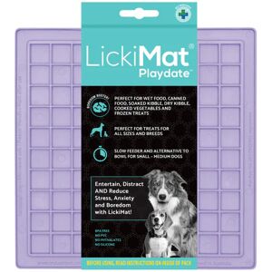 Real Pet Store LickiMat Dog Lick Mats Slow Feeders Classic Playdate 10 Colours - Lavender Real Pet Store LickiMat Dog Lick Mats Slow Feeders Classic Playdate 10 Colours - Lavender