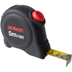XS-Stock.com Ltd Amtech Self Locking Measuring Tape 3m/5m With Belt Clip - 5M XS-Stock.com Ltd Amtech Self Locking Measuring Tape 3m/5m With Belt Clip - 5M