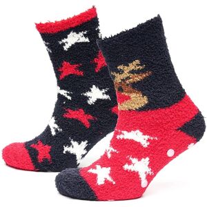 XS-Stock.com Ltd Pack Of 2 Pairs Mens Christmas Cosy Socks With Grippers UK 7-11 - Reindeer XS-Stock.com Ltd Pack Of 2 Pairs Mens Christmas Cosy Socks With Grippers UK 7-11 - Reindeer