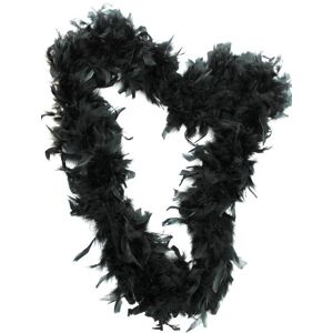 I Love Fancy Dress Black Feather Boa - Classic Accessory - 65g - Single I Love Fancy Dress Black Feather Boa - Classic Accessory - 65g - Single
