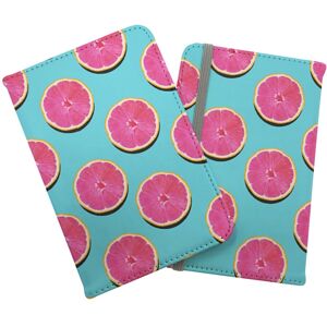 WRT Ltd Fruity Pattern Of Pink Grapefruit Passport Cover WRT Ltd Fruity Pattern Of Pink Grapefruit Passport Cover