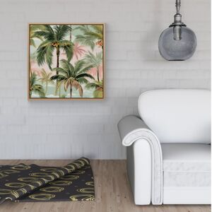 WRT Ltd Palm Trees Pattern Framed Canvas - 40" x 40" - Pine WRT Ltd Palm Trees Pattern Framed Canvas - 40" x 40" - Pine