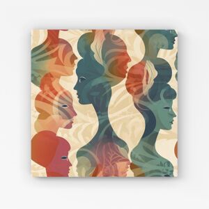 WRT Ltd Coloured Silhouette Canvas - Extra Large 40" x 40" WRT Ltd Coloured Silhouette Canvas - Extra Large 40" x 40"