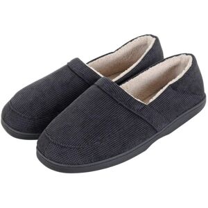 XS-Stock.com Ltd Mens Full Slippers Cord Upper Micro Towel Lining Non-Slip - Black - 12 XS-Stock.com Ltd Mens Full Slippers Cord Upper Micro Towel Lining Non-Slip - Black - 12
