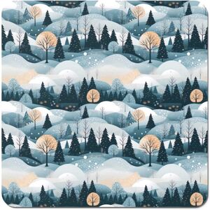 WRT Ltd Dreamy Snowy Christmas Scene Coasters WRT Ltd Dreamy Snowy Christmas Scene Coasters