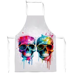 WRT Ltd Splashart Happy Skeletons Apron - Children WRT Ltd Splashart Happy Skeletons Apron - Children