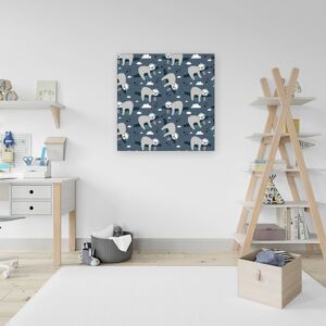 WRT Ltd Sleeping Sloth Pattern Canvas - Medium 16" x 16" WRT Ltd Sleeping Sloth Pattern Canvas - Medium 16" x 16"