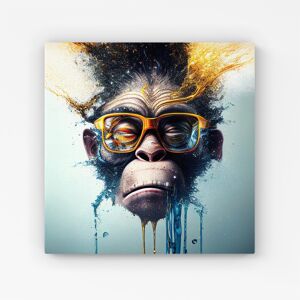 WRT Ltd Monkey Splashart Canvas - Extra Large 40" x 40" WRT Ltd Monkey Splashart Canvas - Extra Large 40" x 40"