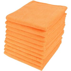 XS-Stock.com Ltd Microfibre Home Kitchen Car Valeting Dusters Cleaning Cloths - Orange - 30 cloths XS-Stock.com Ltd Microfibre Home Kitchen Car Valeting Dusters Cleaning Cloths - Orange - 30 cloths