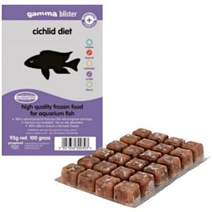 Real Aquatics TMC Frozen Fish Food Gamma Blister Cichlid Diet 95g (Case of 10) Real Aquatics TMC Frozen Fish Food Gamma Blister Cichlid Diet 95g (Case of 10)
