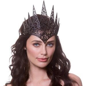 XS-Stock.com Ltd Fantasy Crown Metallic Gothic Queen Medieval Fancy Dress - Black XS-Stock.com Ltd Fantasy Crown Metallic Gothic Queen Medieval Fancy Dress - Black