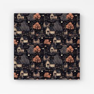 WRT Ltd Spooky Haunted Houses Pattern Canvas - Extra Large 40" x 40" WRT Ltd Spooky Haunted Houses Pattern Canvas - Extra Large 40" x 40"