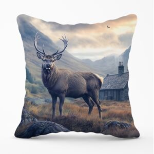 WRT Ltd Highland Stag By The Cottage Cushions - 33cm x 48cm WRT Ltd Highland Stag By The Cottage Cushions - 33cm x 48cm