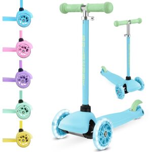 BOLDCUBE LTD Blue & Green - Teeny 3 Wheel Scooter BOLDCUBE LTD Blue & Green - Teeny 3 Wheel Scooter