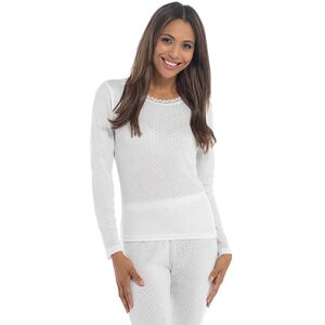 XS-Stock.com Ltd Ladies Thermal Long Sleeve Top White Pointelle Fabric Extra Warm - 14-16 UK XS-Stock.com Ltd Ladies Thermal Long Sleeve Top White Pointelle Fabric Extra Warm - 14-16 UK
