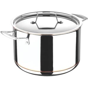 XS-Stock.com Ltd MasterPro 5CX Large Stock Pot With Lid Five Ply Stainless Steel 7.6L XS-Stock.com Ltd MasterPro 5CX Large Stock Pot With Lid Five Ply Stainless Steel 7.6L