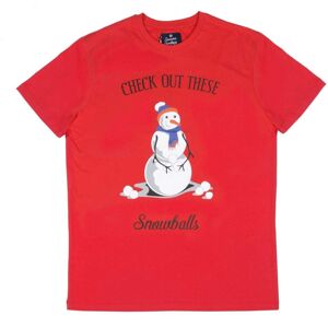 XS-Stock.com Ltd Mens Red Christmas T-Shirt With Funny Snowman Print - L XS-Stock.com Ltd Mens Red Christmas T-Shirt With Funny Snowman Print - L