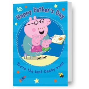 Danilo Promotions Ltd Peppa Pig 'Best Daddy' Father's Day Card Danilo Promotions Ltd Peppa Pig 'Best Daddy' Father's Day Card