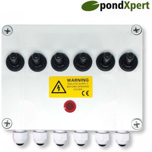 Real Aquatics PondXpert EasySwitch 6 way Electrical Switch Box Real Aquatics PondXpert EasySwitch 6 way Electrical Switch Box