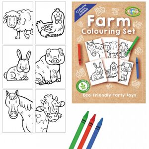 Party Perfecto Re:Play Farm A6 Colouring Set Party Perfecto Re:Play Farm A6 Colouring Set