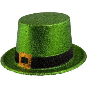XS-Stock.com Ltd St Patricks Day Glitter Top Hat Adults Green Fancy Dress XS-Stock.com Ltd St Patricks Day Glitter Top Hat Adults Green Fancy Dress