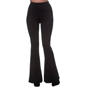XS-Stock.com Ltd Womens Retro Flares 70s Bottom Disco Trousers Fancy Dress - Black - M/L XS-Stock.com Ltd Womens Retro Flares 70s Bottom Disco Trousers Fancy Dress - Black - M/L
