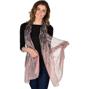 XS-Stock.com Ltd Womens Riviera Print Pink Lightweight Sheer Scarf XS-Stock.com Ltd Womens Riviera Print Pink Lightweight Sheer Scarf
