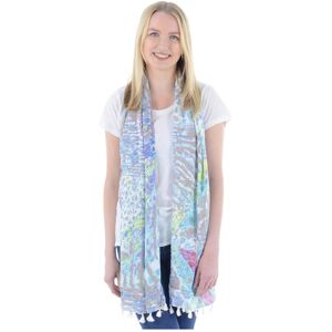 XS-Stock.com Ltd Womens Sheer Summer Scarf Pastel Mosaic Print Amadar XS-Stock.com Ltd Womens Sheer Summer Scarf Pastel Mosaic Print Amadar