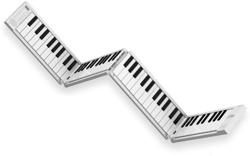 NORMANS (BURTON UPON TRENT) LIMITED Carry-On 88 Key Folding Piano - White