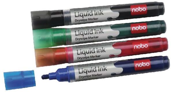 GHB Traders Limited Nobo Liquid Drymarker Ast Pk6 - NB11971