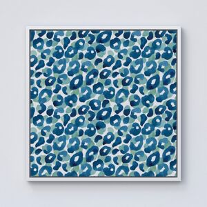 WRT Ltd Watercolour Leopard Print Framed Canvas - 10" x 10" - White WRT Ltd Watercolour Leopard Print Framed Canvas - 10" x 10" - White