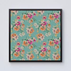 WRT Ltd Bright Flower Sketch Framed Canvas - 10" x 10" - Black WRT Ltd Bright Flower Sketch Framed Canvas - 10" x 10" - Black