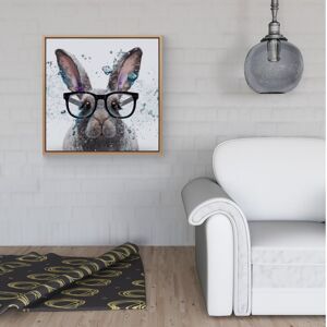 WRT Ltd Rabbit Splashart Framed Canvas - 30" x 30" - Pine WRT Ltd Rabbit Splashart Framed Canvas - 30" x 30" - Pine