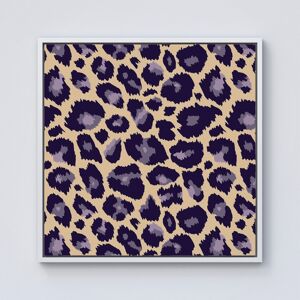 WRT Ltd Leopard Print Framed Canvas - 10" x 10" - White WRT Ltd Leopard Print Framed Canvas - 10" x 10" - White