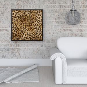 WRT Ltd Wild Animal Pattern Framed Canvas - 16" x 16" - Black WRT Ltd Wild Animal Pattern Framed Canvas - 16" x 16" - Black