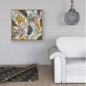 WRT Ltd Tropical Leaves Framed Canvas - 30" x 30" - Pine WRT Ltd Tropical Leaves Framed Canvas - 30" x 30" - Pine