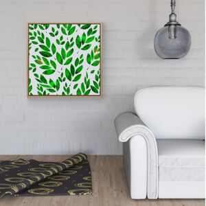 WRT Ltd Watercolor Abstract Leaves Framed Canvas - 16" x 16" - Pine WRT Ltd Watercolor Abstract Leaves Framed Canvas - 16" x 16" - Pine