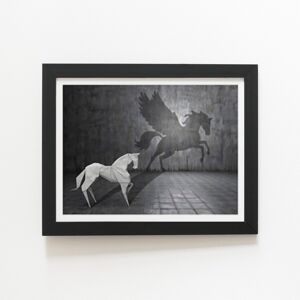 WRT Ltd Hidden Potential - Pegasus Art Prints - 8" x 10" - Black frame WRT Ltd Hidden Potential - Pegasus Art Prints - 8" x 10" - Black frame