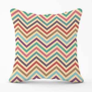 WRT Ltd Geometric Vintage Colored Chevron Pattern Outdoor Cushion - 45cm x 45cm WRT Ltd Geometric Vintage Colored Chevron Pattern Outdoor Cushion - 45cm x 45cm