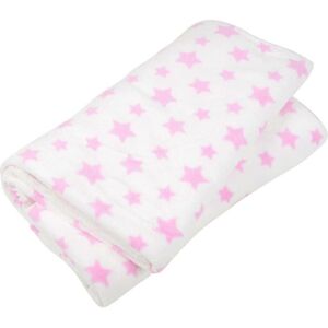 XS-Stock.com Ltd White With Stars Microfleece Blanket Home Sofa Bed Throw - Pink - 150 x 200cm XS-Stock.com Ltd White With Stars Microfleece Blanket Home Sofa Bed Throw - Pink - 150 x 200cm