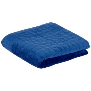 XS-Stock.com Ltd Velvet Quilted Cover For Weighted Blanket Plush Fabric Grey Navy - Navy - 130 x 150cm XS-Stock.com Ltd Velvet Quilted Cover For Weighted Blanket Plush Fabric Grey Navy - Navy - 130 x 150cm