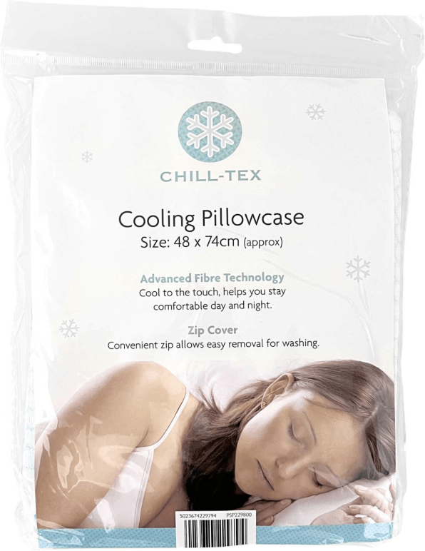 XS-Stock.com Ltd Chill-Tex Ice Blue Cooling Pillowcase Protector Cool to Touch