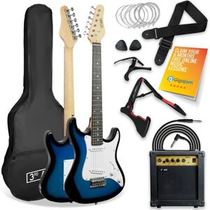 NORMANS (BURTON UPON TRENT) LIMITED 3rd Avenue 3/4 Size Electric Guitar Pack - Blueburst NORMANS (BURTON UPON TRENT) LIMITED 3rd Avenue 3/4 Size Electric Guitar Pack - Blueburst