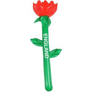 I Love Fancy Dress Red Inflatable England Rose Flower Six Nations Rugby - Single