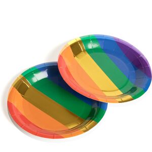I Love Fancy Dress Rainbow Partyware – Perfect for Parties & Events - 10 Plates 9